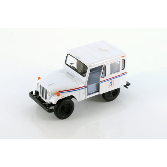 1971 Jeep DJ-5B USPS, White - Kinsmart 5435D - 1/26 scale Diecast Model Toy Car