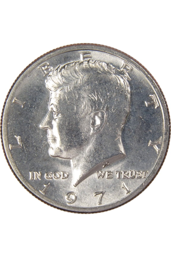1971 Kennedy Half Dollar BU Uncirculated Mint State 50c US Coin Collectible