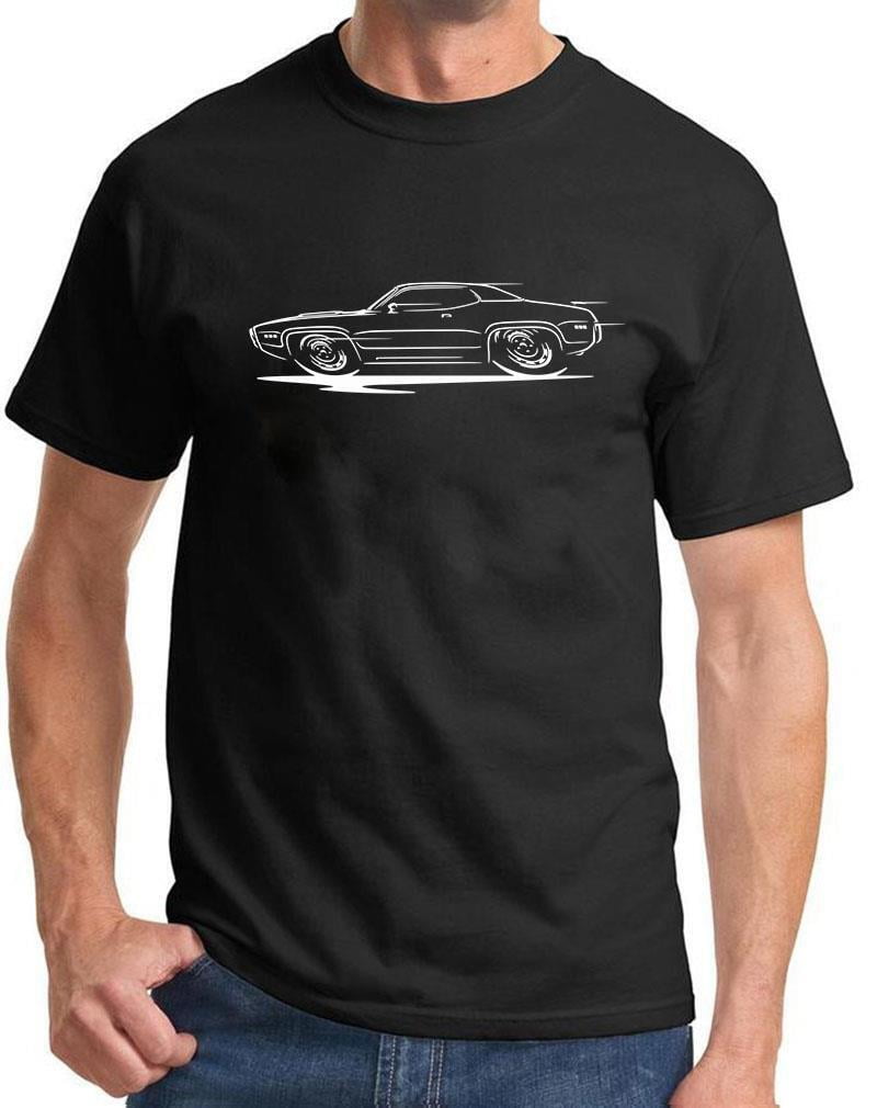 1971 Plymouth GTX Redline Design Tshirt NEW COLORS