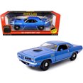 thumbnail image 1 of 1971 Plymouth HEMI Barracuda Blue Metallic Lot #S266 Indianapolis (2011) "Mecum Auctions" 1/18 Diecast Model Car by Highway 61, 1 of 4