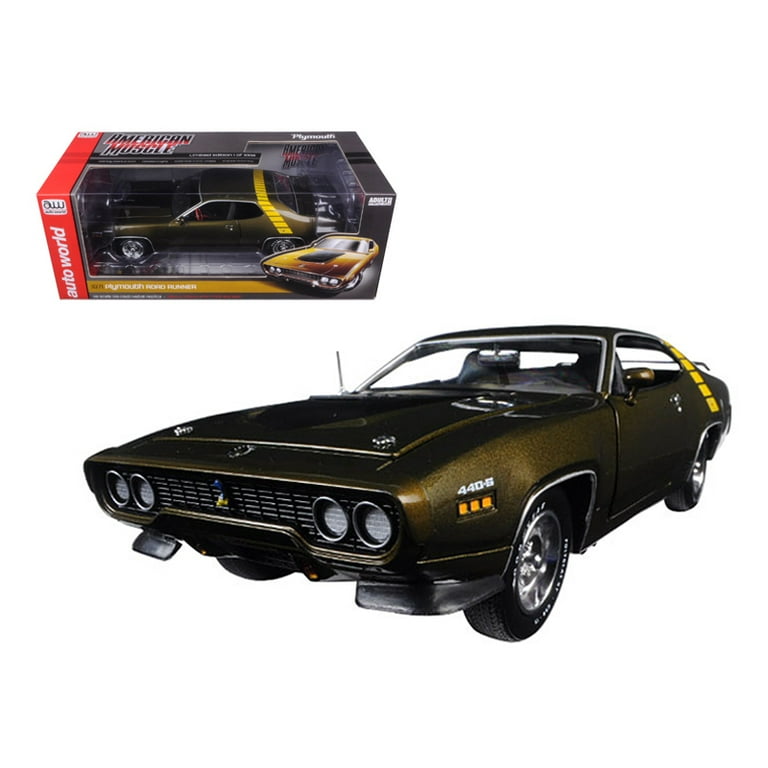 1971 Plymouth Roadrunner Hardtop Tawny Gold Limite - Walmart.com