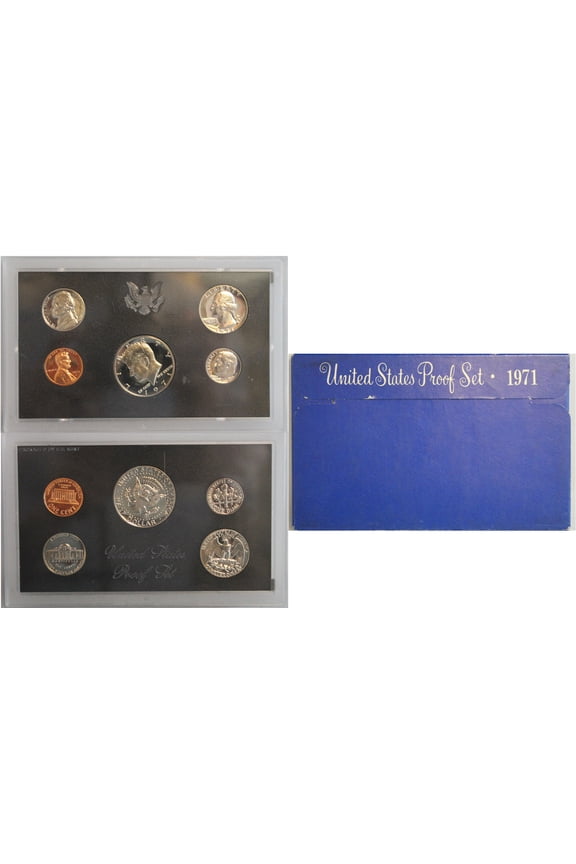 1971 Proof Set - U.S. Mint 5-Coin Set - Classic Clad Proof Set