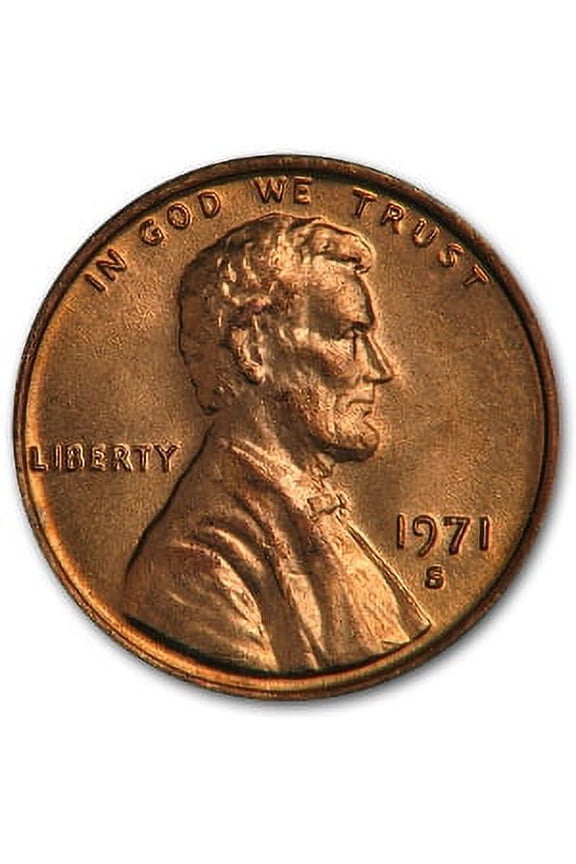 1971-S Lincoln Cent BU (Red)