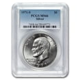 thumbnail image 1 of 1971-S Silver Eisenhower Dollar MS-66 PCGS, 1 of 3