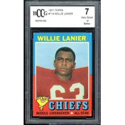 1971 Topps #114 Willie Lanier Rookie Card