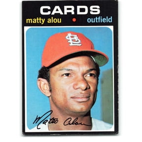 1971 Topps #720 Matty Alou EX/NM St. Louis Cardinals Baseball