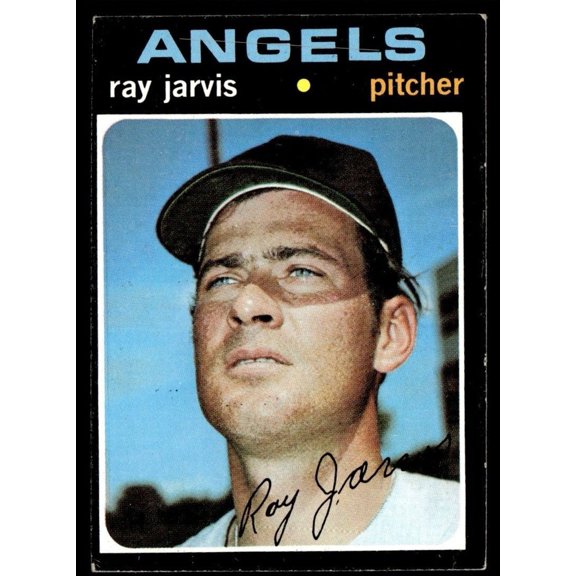 1971 Topps Baseball Ray Jarvis California Angels #526 Card EX-MT