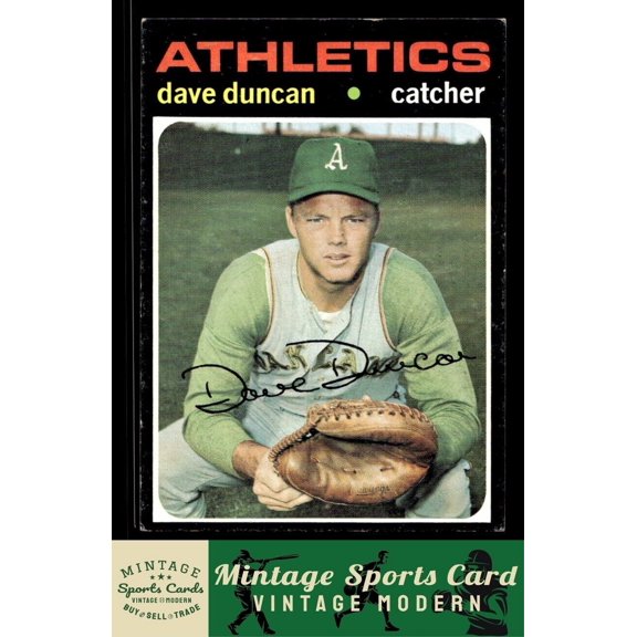 1971 Topps Dave Duncan #178 Oakland Athletics Baseball Card