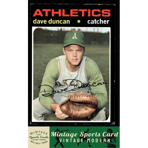 1971 Topps Dave Duncan #178 Oakland Athletics Baseball Card