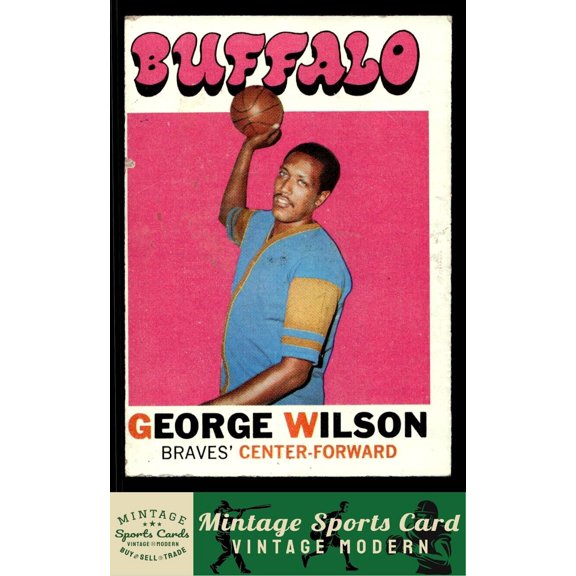 1971 Topps George Wilson Buffalo Braves #26 Basketball Card