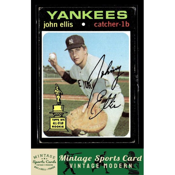 1971 Topps John Ellis #263 ASR New York Yankees Baseball Card