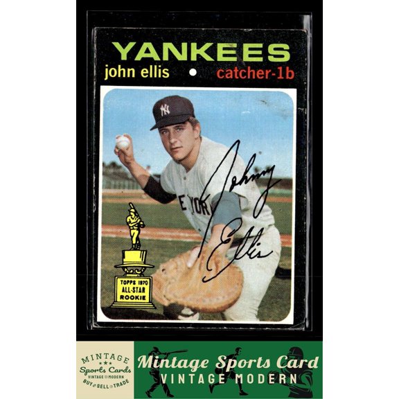 1971 Topps John Ellis 263 New York Yankees Baseball Card