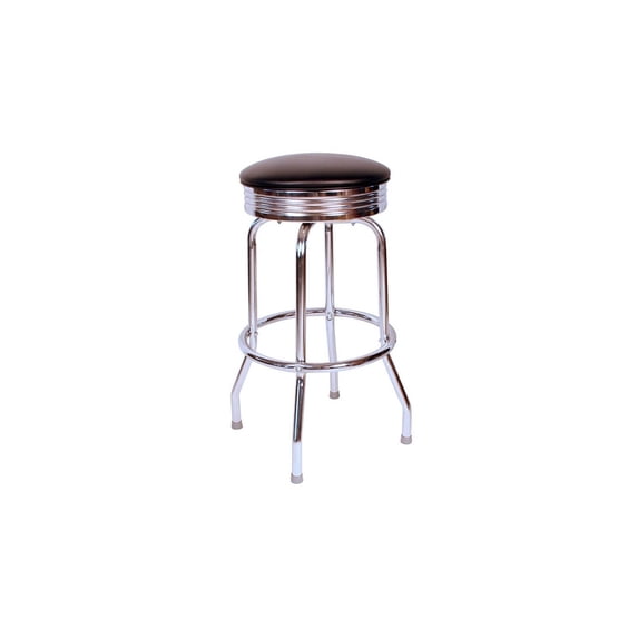 19715- Floridian Swivel Bar Stool-Color:Black,Height:30