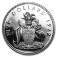 thumbnail image 1 of 1972-1973 Bahamas Silver $5 BU/Proof, 1 of 2