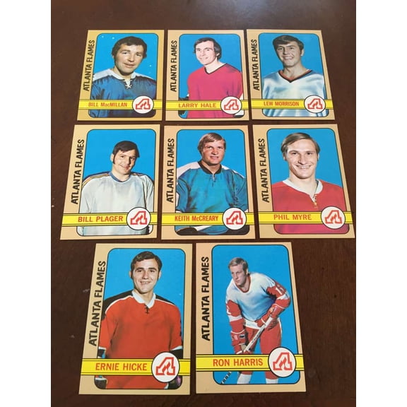 1972-73 Topps Atlanta Flames Team Set Near Mint
