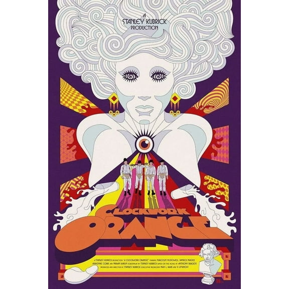 1972 CLOCKWORK ORANGE POSTERS BOTH WALL ART PRINTS STANLEY KUBRICK 11 x 17 Inch Poster