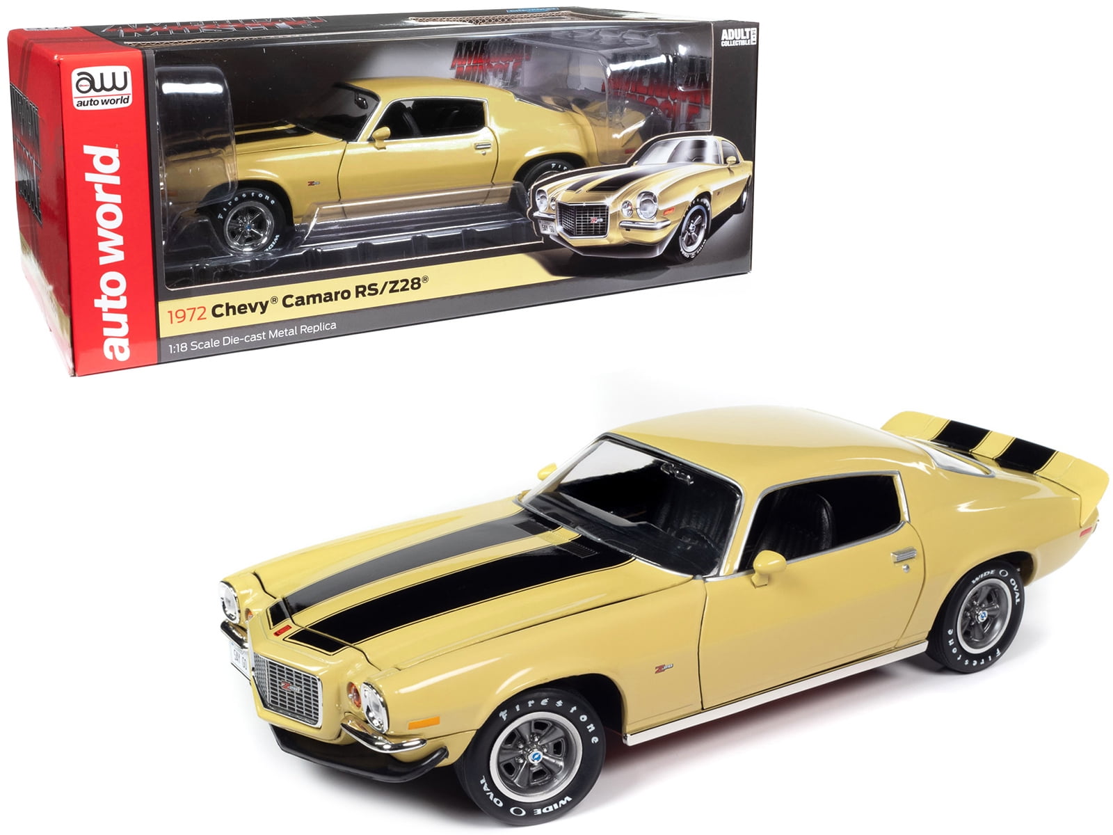 Amazon.com: American Muscle 1972 Chevrolet Camaro Z/28 RS 1