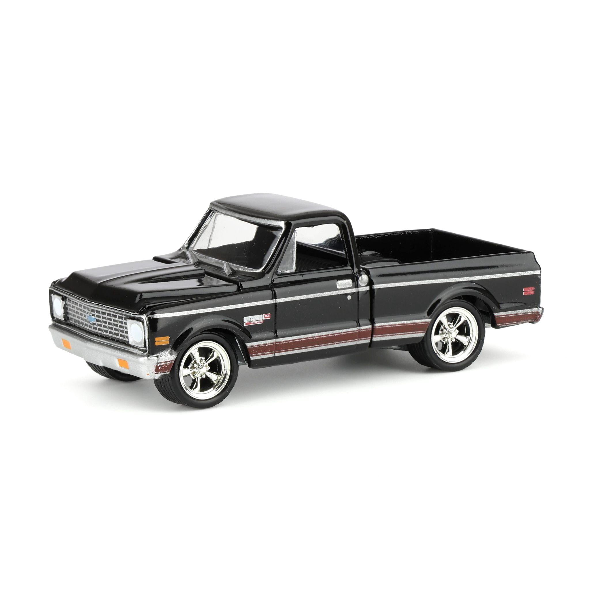 1972 Chevrolet Cheyenne C10 Short Bed Pickup Truck Black 