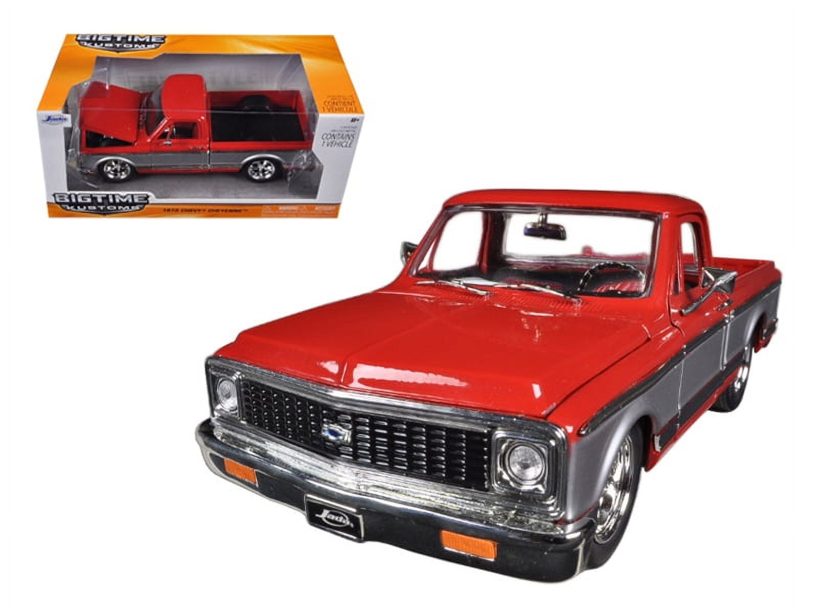 1972 Chevrolet Cheyenne Pickup Truck Orange with Black