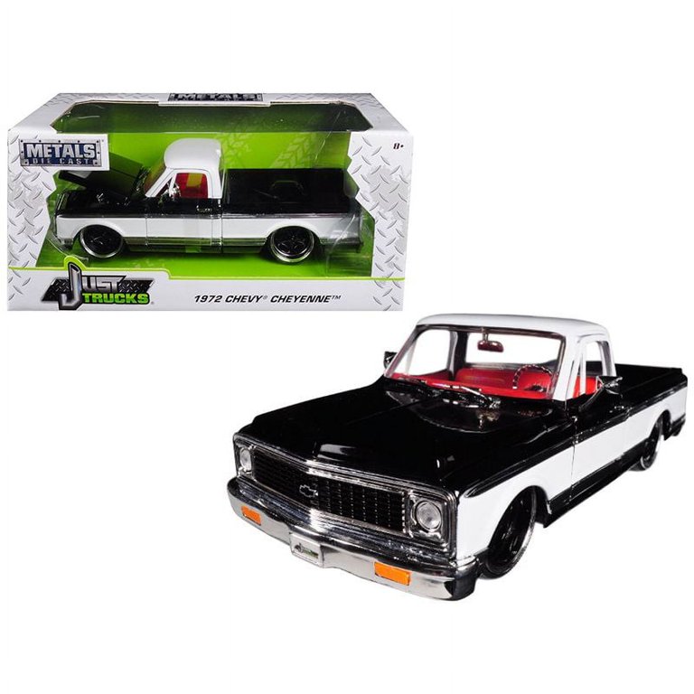 ミニカー 1:24 JUST TRUCKS 1972 Chevy Cheyenne JADA JUST TRUCKS 1972 CHEVY CHEYENNE PICKUP TRUCK 1:24 BLACK