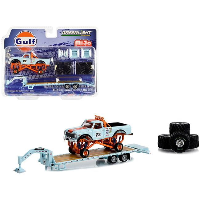 1972 Chevrolet K-10 Monster Truck #22 Light Blue 
