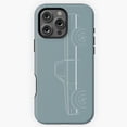 thumbnail image 1 of 1972 Chevy C10 Pickup 4x4 Stencil Phone Case for iPhone 16 15 14 13 12 11 Pro Max, 1 of 2