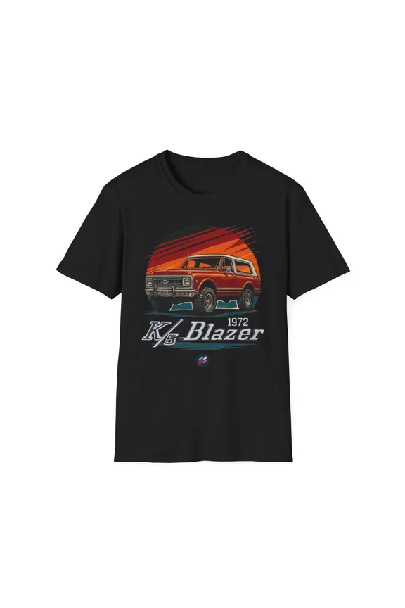 1972 Chevy K5 Blazer Retro T-Shirt Classic 4x4 Truck Graphic Vintage Sunset Tee