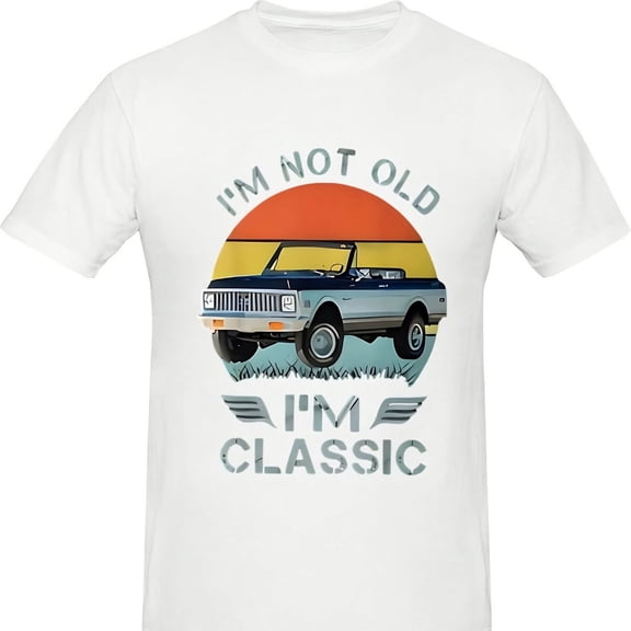 1972 Chevys K5 Blazer T-Shirt 220g High-Quality Pure Cotton T-Shirt With Minimalist Printing, ft9