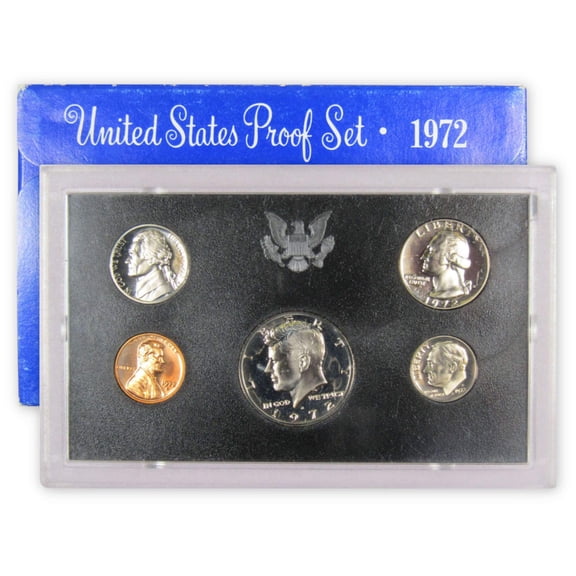 1972 Clad Proof Set U.S. Mint Original Government Packaging OGP