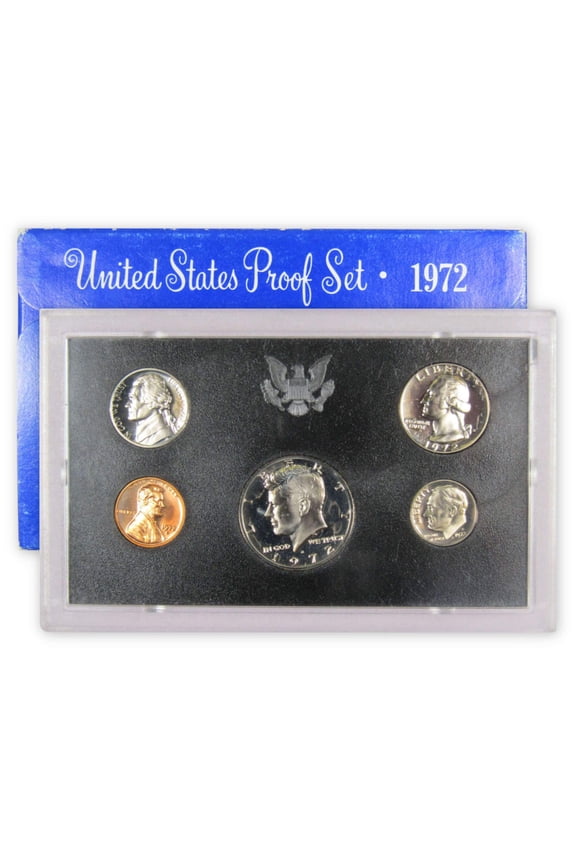 1972 Clad Proof Set U.S. Mint Original Government Packaging OGP