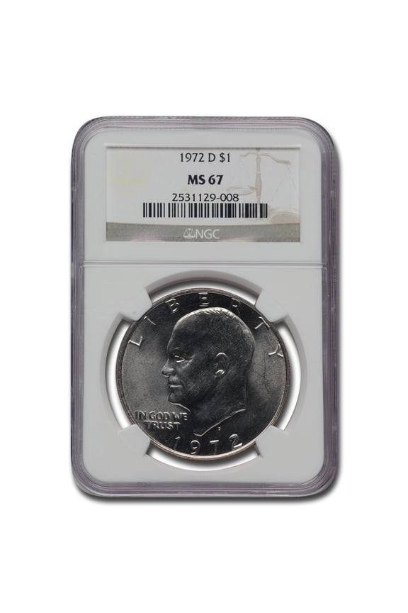 1972-D Clad Eisenhower Dollar MS-67 NGC