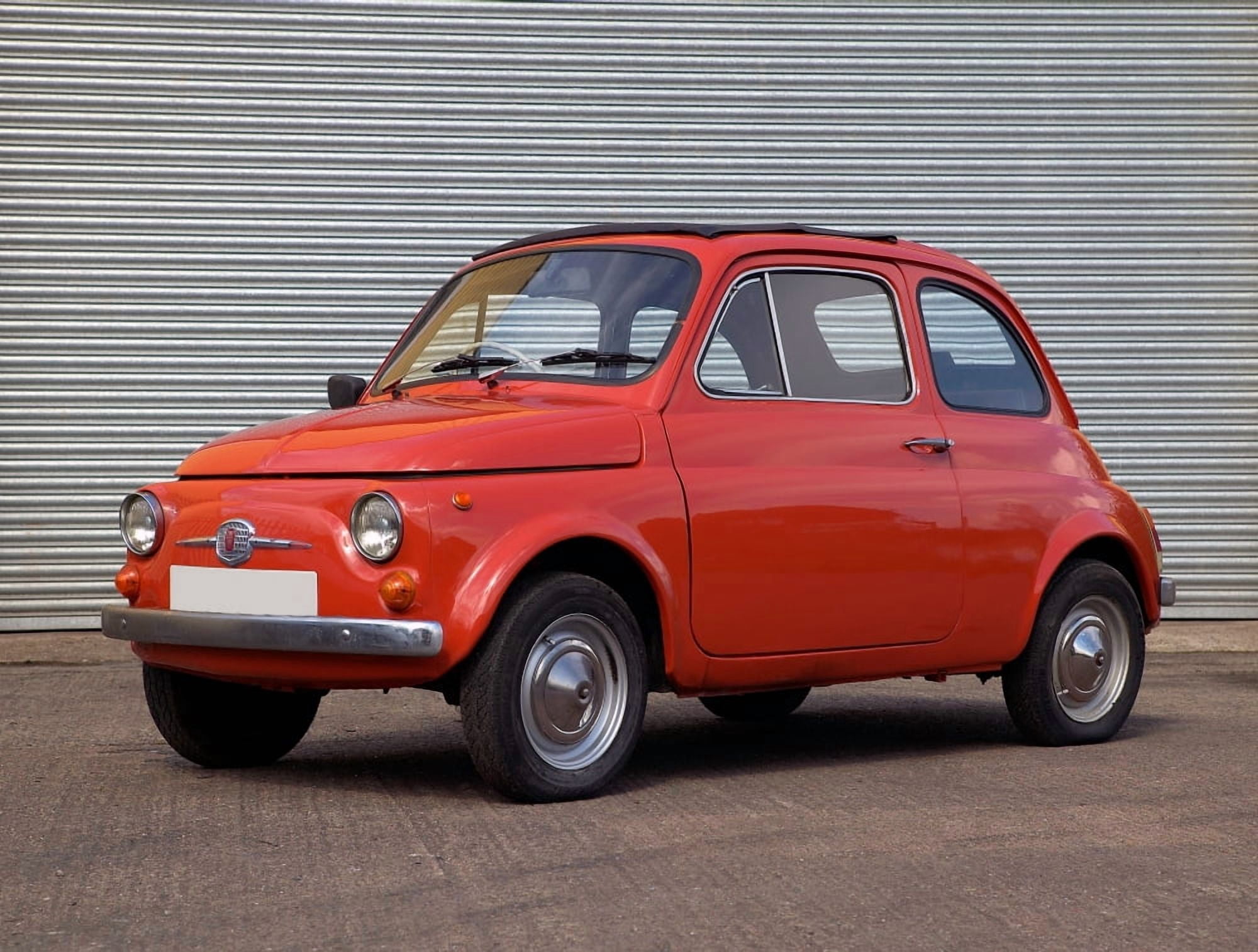 1972 Fiat 500 twin cylinder 499cc 22bhp at 4600rpm Original design by Dante Giacosa Country of origin Italy Canvas Art - Panoramic Images (22 x 28)