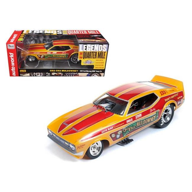 Autoworld AW1113 1972 Ford Mustang Shirley Cha Cha Muldowney Funny