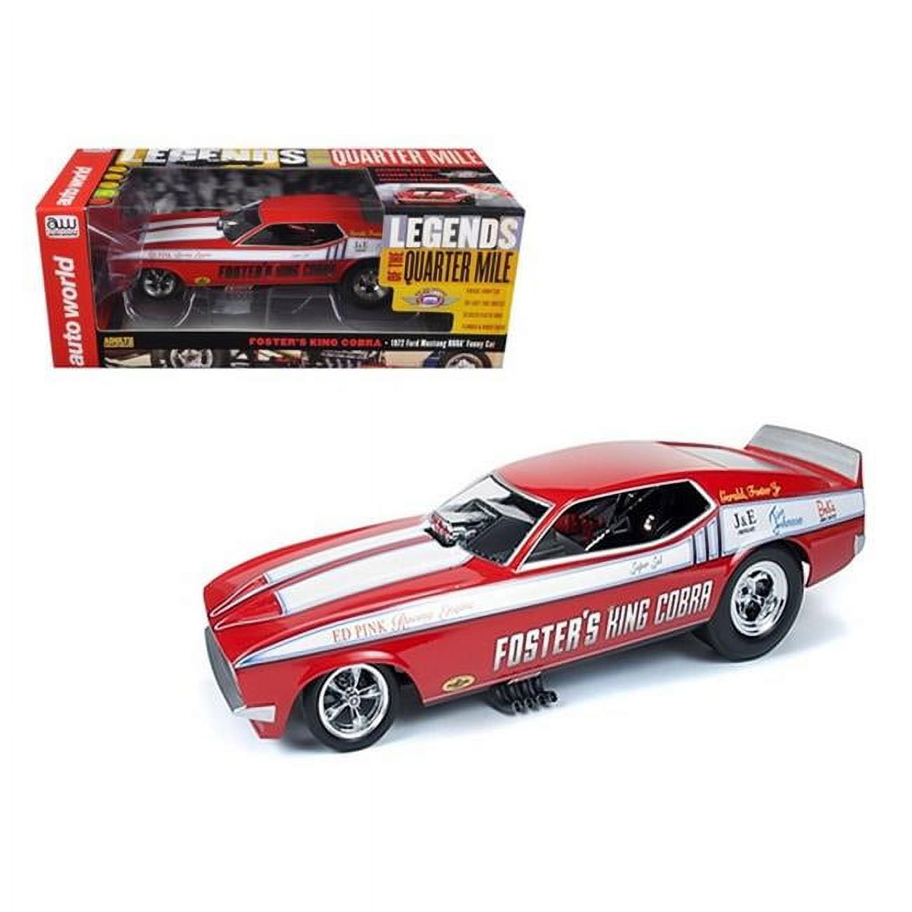 ミニカー1/18 箱あり1971 Mustang Funny Car No247 Auto World 1971 Ford Mustang NHRA Funny Car 1/18 Unboxing
