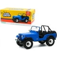 thumbnail image 1 of 1972 Jeep Cj-5 Blue Mork & Mindy (1978-1982) Tv Series 1/18 Diecast Model Car By Greenlight 19079, 1 of 3