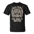 thumbnail image 1 of 1972 All Men Are Created Equal T-Shirt, Vintage 52nd Birthday Gift for Men, Patriotic Graphic Tee, Classic American Pride Shirt, Retro Humor Gift for Him, Adult Unisex Cotton Top, 1 of 3