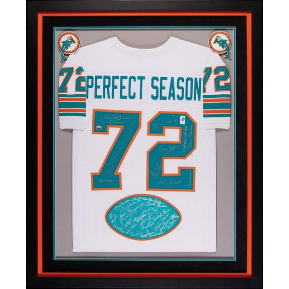 1972 Miami Dolphins Super Bowl Champs Perfect Season Team Signed Jersey Beckett