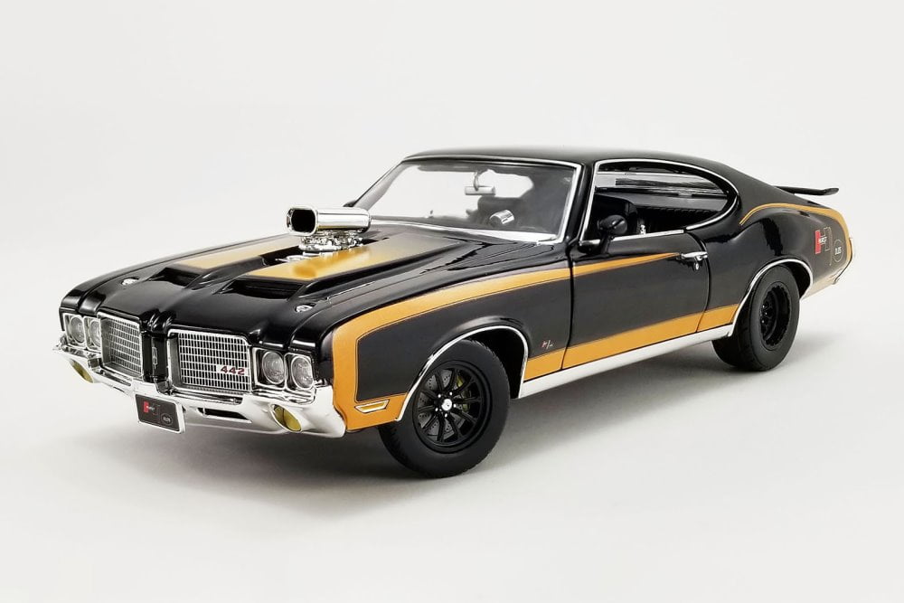 アンティークアルチプレーヤー 1972 Oldsmobile 442 Hurst, Black and Gold - Acme A1805621