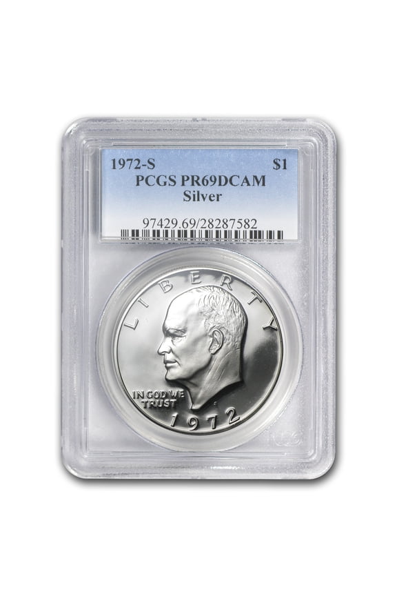 1972-S Silver Eisenhower Dollar PR-69 DCAM PCGS