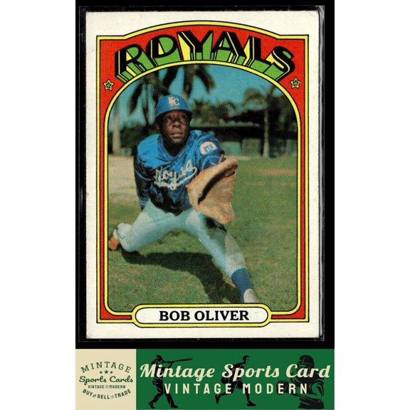 1972 Topps Bob Oliver Kansas City Royals #57 Baseball Card