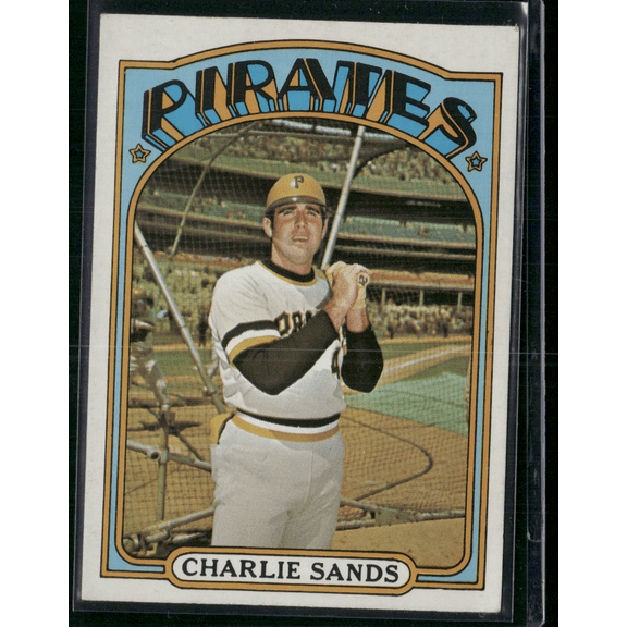 1972 Topps Charlie Sands #538 Baseball Trading Card Vintage Topps Collectible