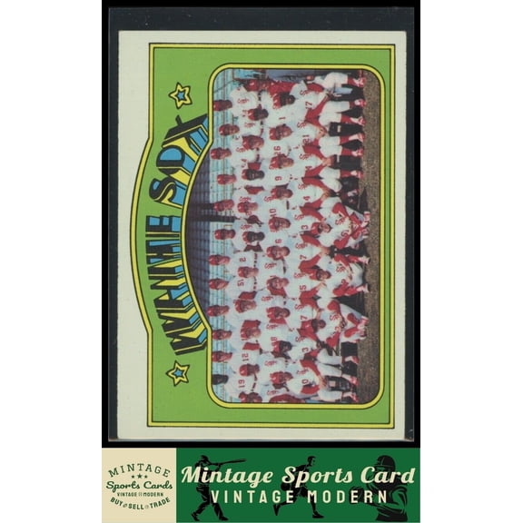 1972 Topps Chicago White Sox TC #381