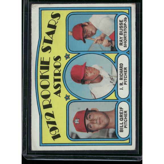 1972 Topps J.R. RICHARD/BILL GREIF/RAY BUSSE #101 1972 Astros Rookie Stars