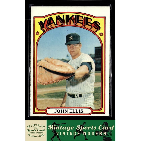 1972 Topps John Ellis #47 New York Yankees Baseball Card