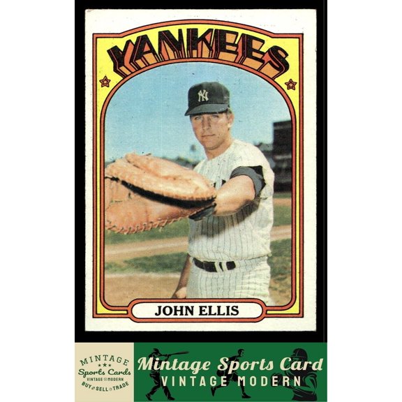 1972 Topps New York Yankees John Ellis #47 Baseball Card