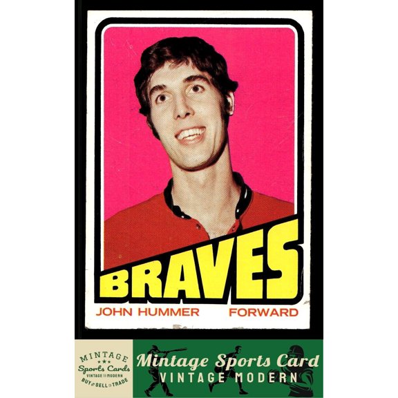 1972 Topps John Hummer Buffalo Braves #147 Basketball Trading Card
