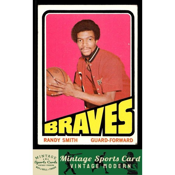 Low Grade 1972 Topps Mike Davis #39 Buffalo Braves Basketball Card