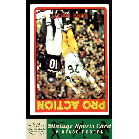 1972 Topps #260 IA VG/VG+ Mike McCoy Green Bay Packers Football Card