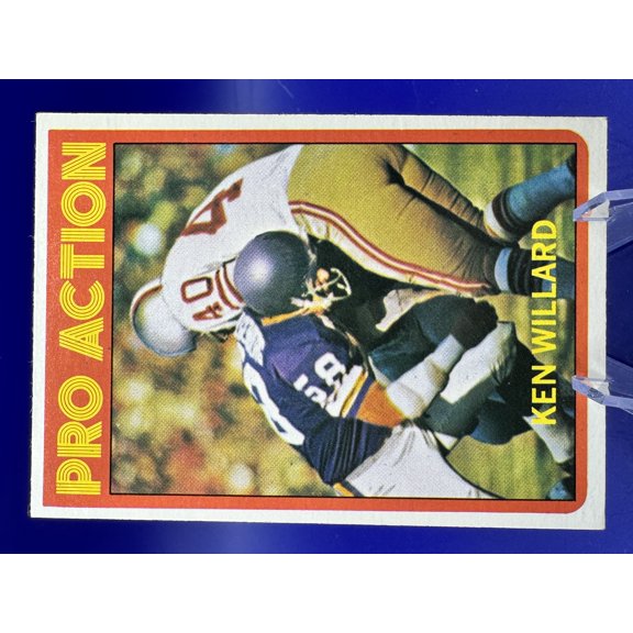 1972 Topps Pro Action Ken Willard San Francisco 49ers