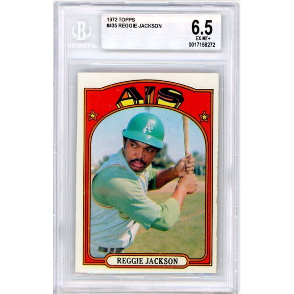 1972 Topps Reggie Jackson #435 BVG 6.5